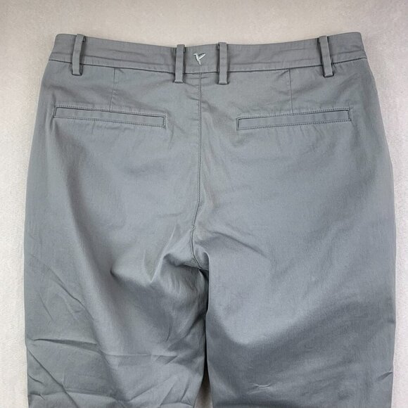 Bird Dogs Men Pants 34 Steven Jobs Gray Stretch Khakis Tapered Liner Lined 34x28 - Picture 12 of 14
